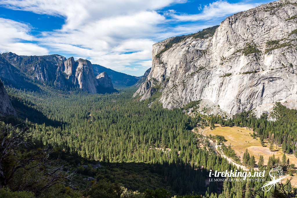 Vallée de Yosemite, point de départ du John Muir Trail
