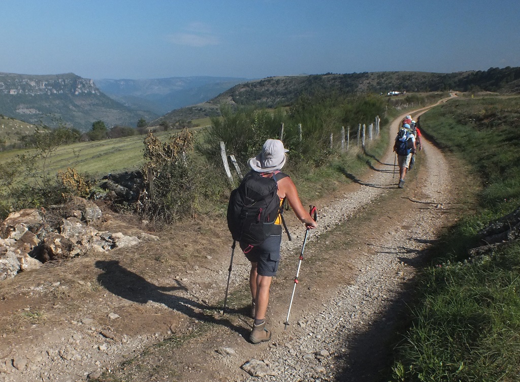 Utilisation par Christiane, en trek sur les Causses