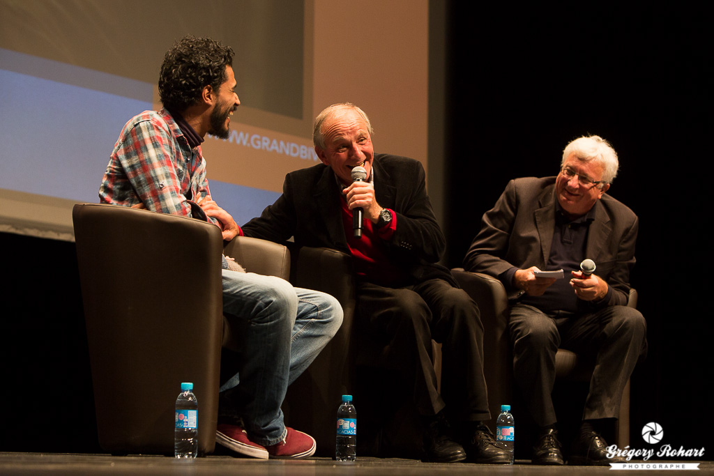 Axel Kahn lors de sa conférence au Grand Bivouac de 2015