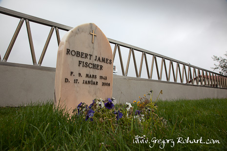 Tombe du joueur d'échec Bobby Fisher