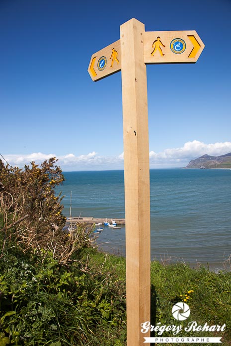 Balisage du Wales coast Path