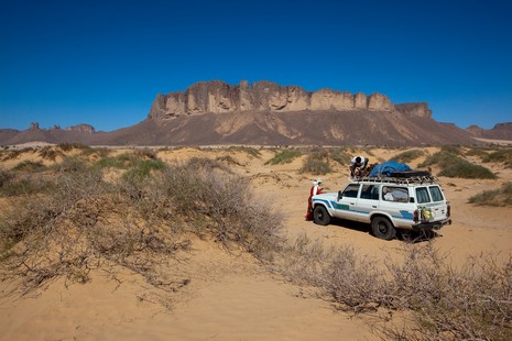 Route pour le plateau de Tadjélahine dans le Tassili N'Ajjer