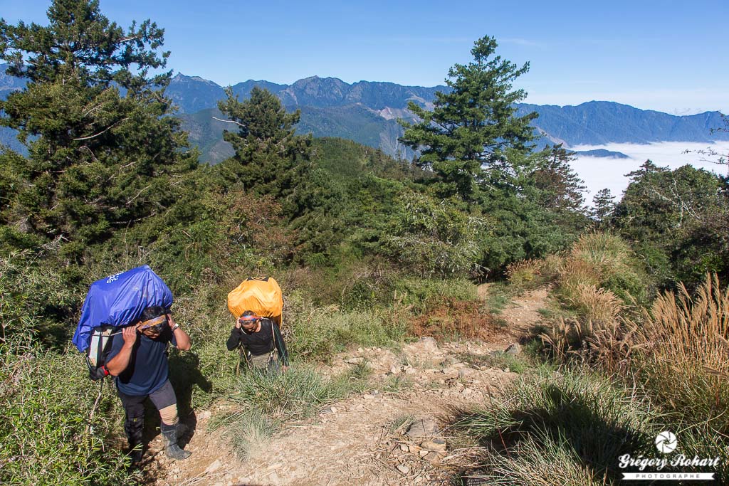 Porteurs d'une agence de trek locale
