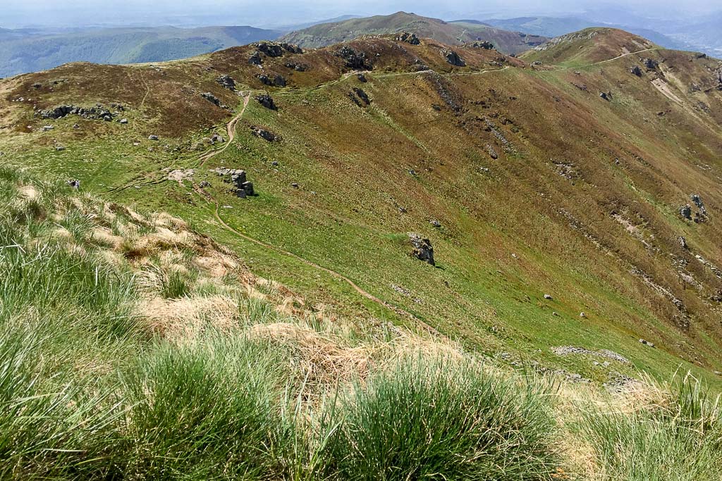 La voie romaine sous le Plomb du Cantal