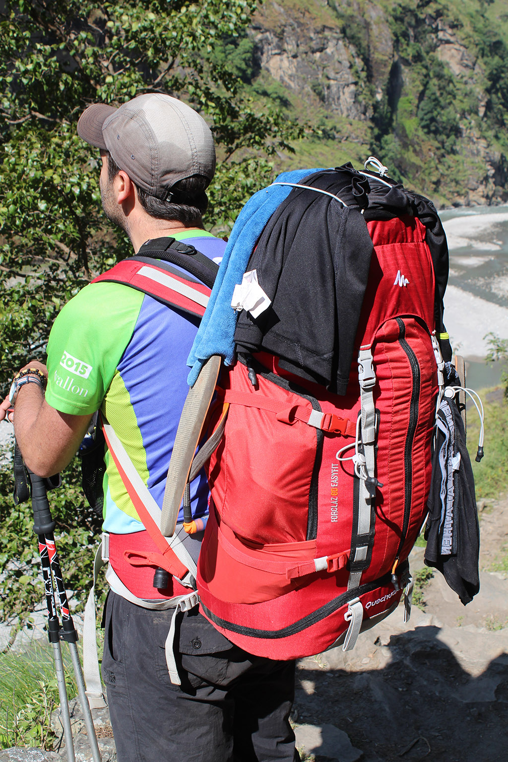 Test sac à dos Quechua Forclaz EasyFit 