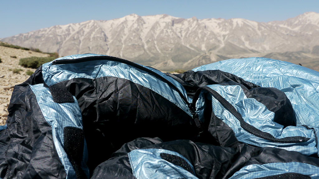 Test sac de couchage Valandré Shocking Blue Neo