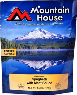 Plat lyophilisé Mountain House Spaghetti Bolognaise