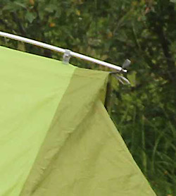 La ventilation est l'un des points que Vaude peut améliorer sur sa tente.