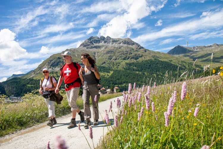 Randonnée en Engadine