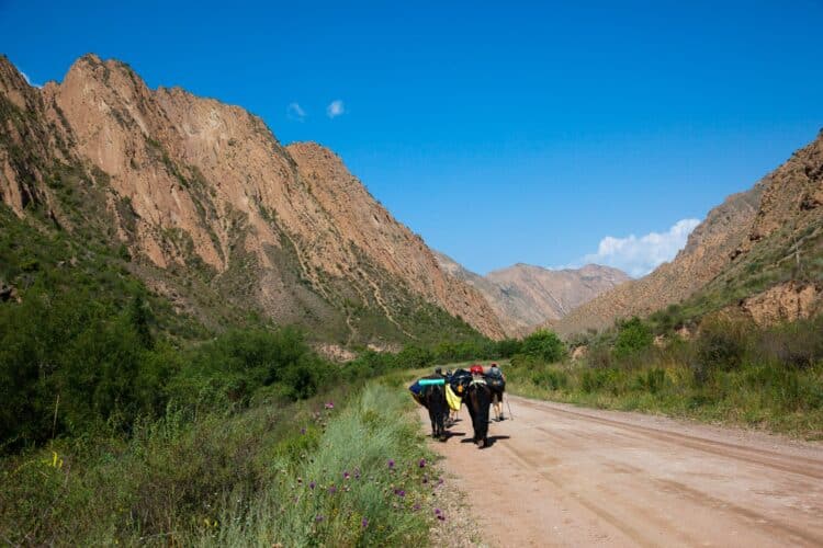 Trekking dans le Tian-Shan intérieur