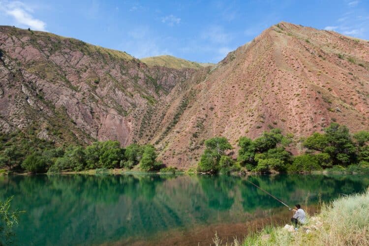 Fin du trek au lac ak kul, Trekking dans le Tian-Shan intérieur