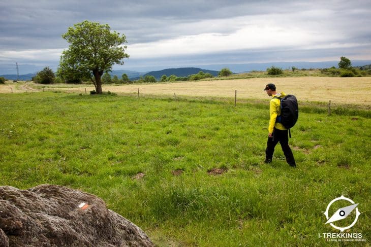 Orage en approche, GR30, tour des lacs d'Auvergne