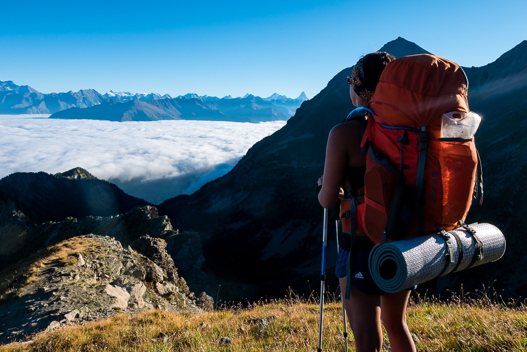 Trek dans le Val d&#039;Aoste