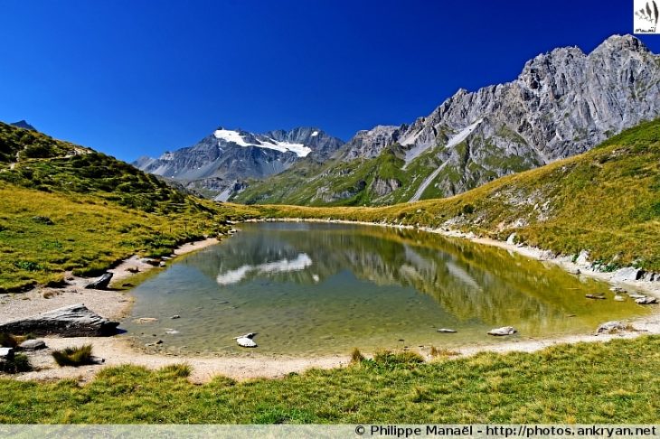 Lac du Chalet Clou, vallée de Chavière (Massif de la Vanoise, Savoie)