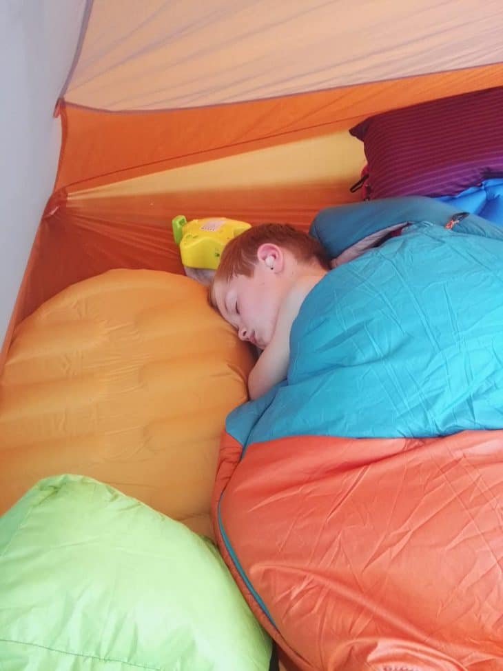 Test sac de couchage enfant Quechua Forclaz 0/5°C
