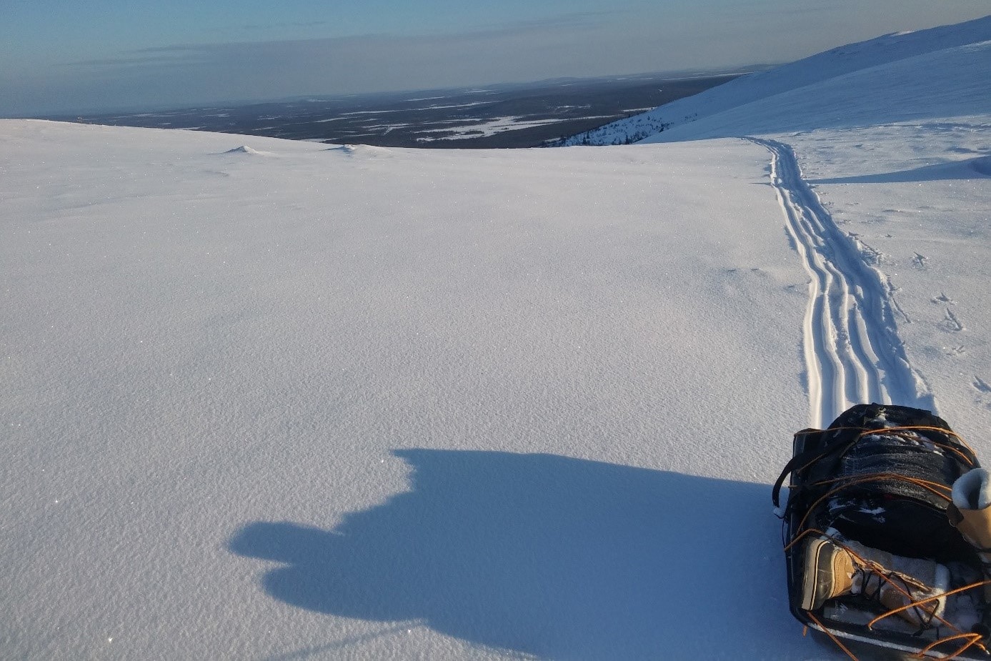 ski de randonnée nordique en laponie finlandaise