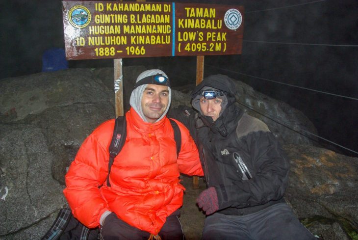 Au sommet du Kinabalu