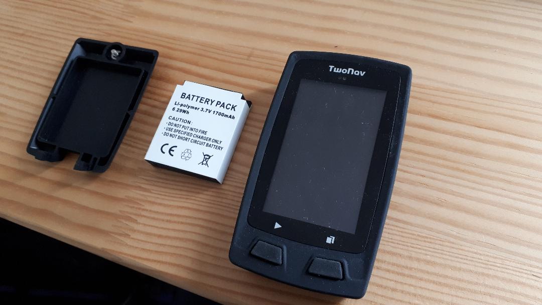 Le GPS TwoNav Horizona une batterie amovible