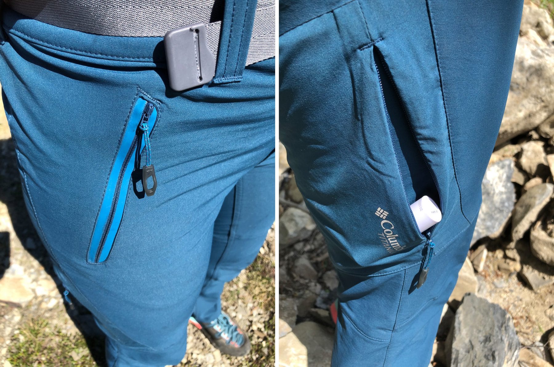 Columbia Titan peak pant, détails