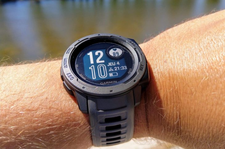 Test montre outdoor Garmin Instinct, un