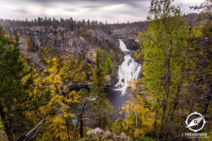 cascade de Muttosgahtjaldak, parc national de Muddus