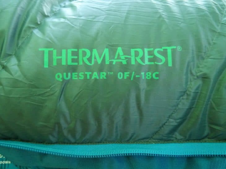 sac de couchage Therm-a-Rest Questar™ 0F/-18C