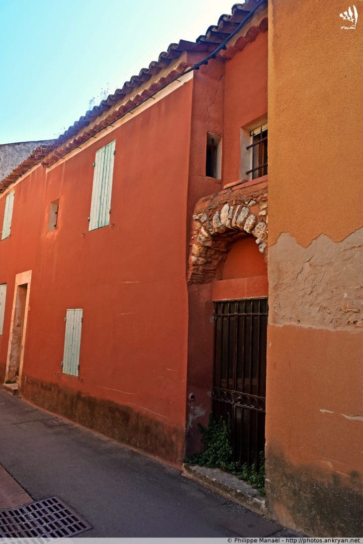 Façade d'ocre, Roussillon-en-Luberon