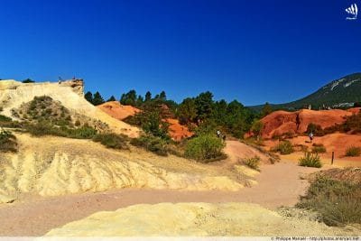 Dunes du Colorado provençal de Rustrel (Luberon)