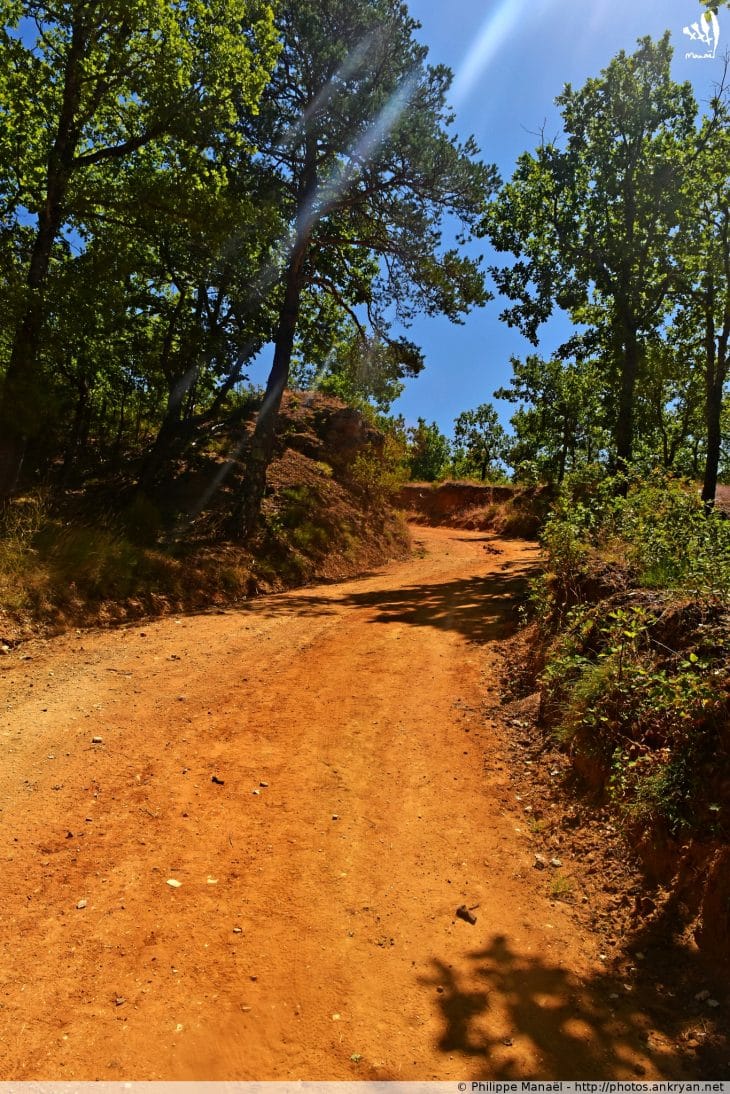 Sentier GR6 - Colorado provençal de Rustrel (Luberon)