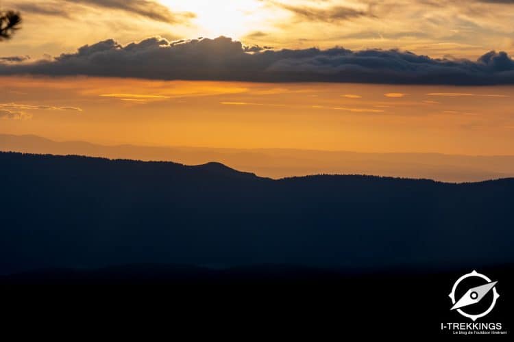 Coucher de soleil, Vercors