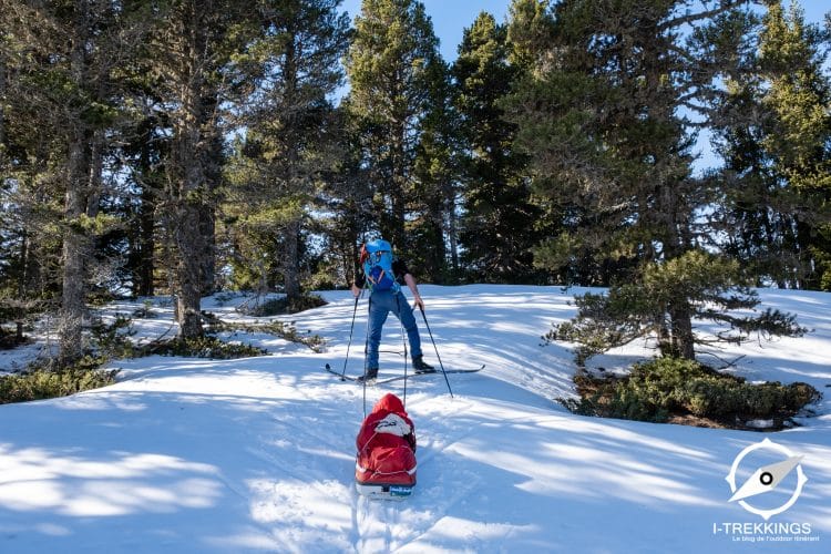 Ski pulka dans le Vercors
