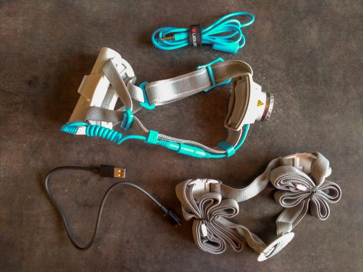 Frontale Led Lenser NEO10R et ses accessoires