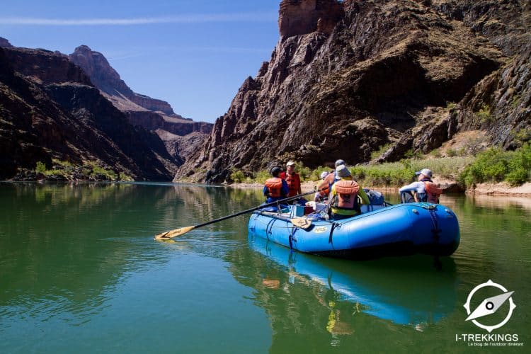 Descente du Grand Canyon en rafting