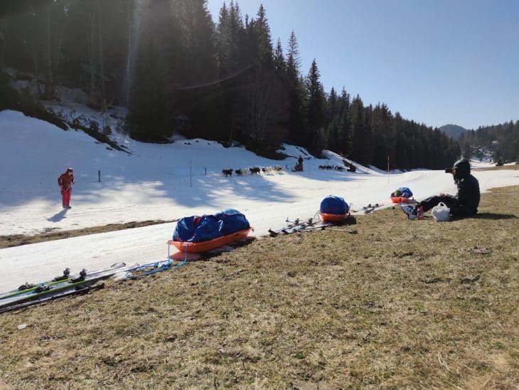 Petite traversée du Jura en ski pulka