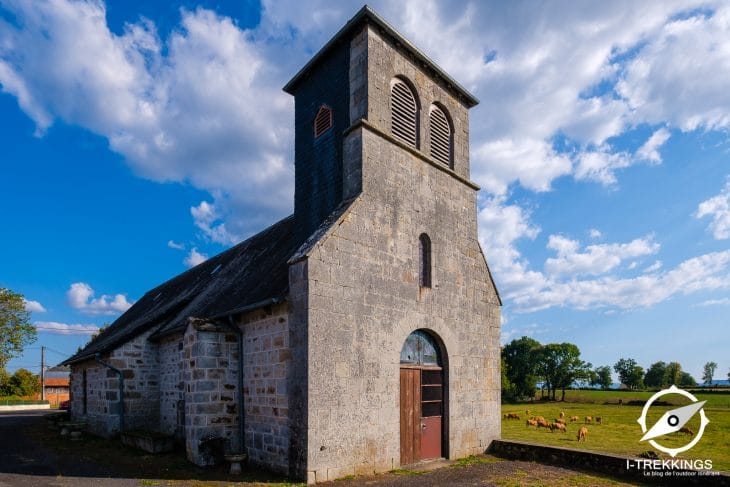 Eglise de Monestier-Port-Dieu, randonnée dans la Haute Vallée de la Dordogne