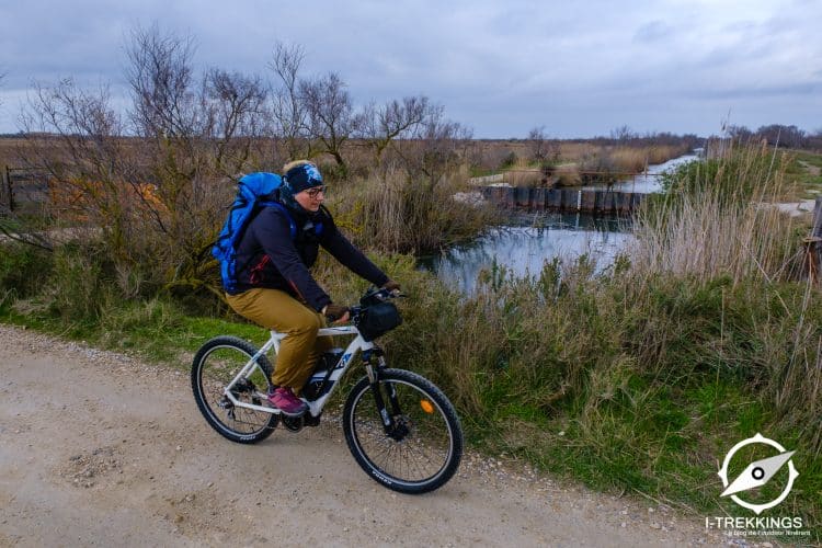 Tour de l'étang de Vaccarès à vélo
