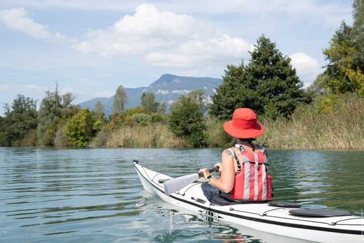retour au Nord du lac Bourget