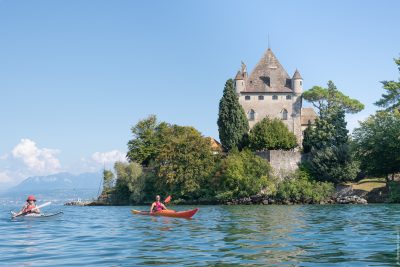 Randonnée en kayak sur le Léman