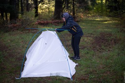 Test tente Qaou Beluga en Auvergne