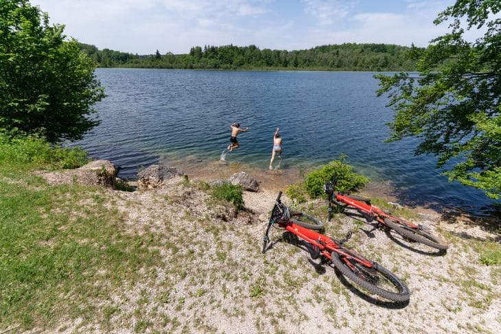 Lac Grand Maclu, Echappée Jurassienne à VTT