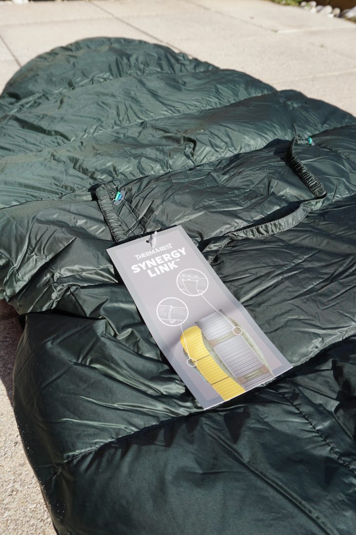 Systeme Synergy Link, Test sac de couchage Therm-A-Rest Hyperion 0°C/32°F