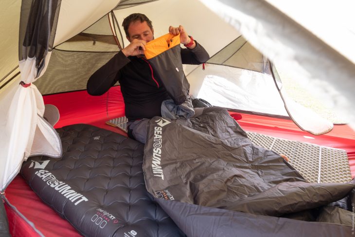 Test Matelas Sea to Summit Etherlight XT extreme au Pamir