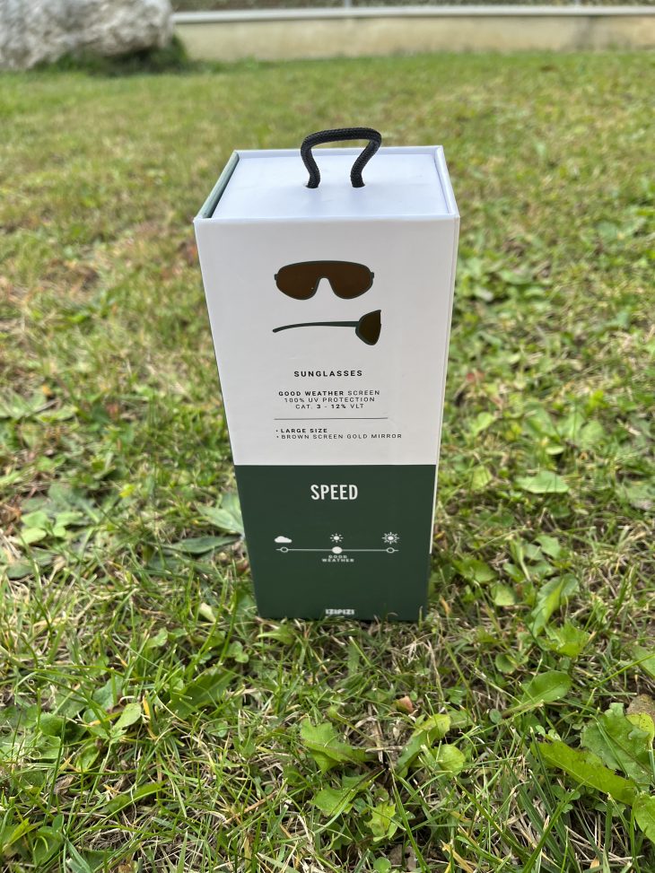 Boîte lunettes de soleil Izipizi SPEED Sage Green Good Weather
