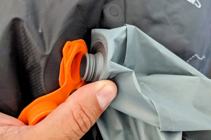 Sea To Summit Ether Light XT Extreme connexion de la valve et du sac