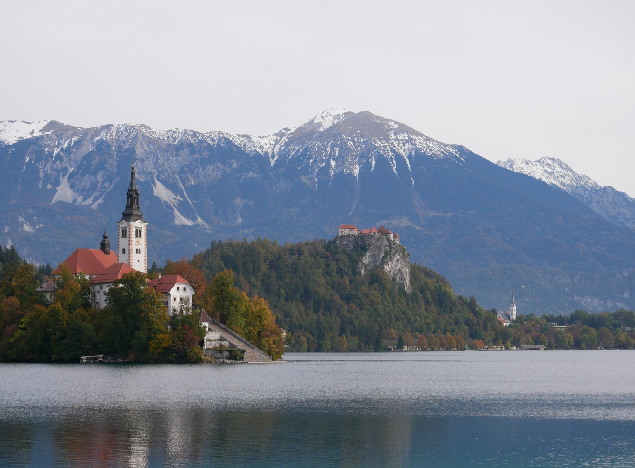 Lac de Bled, Randonnée en Slovénie, 600km d'ouest en est