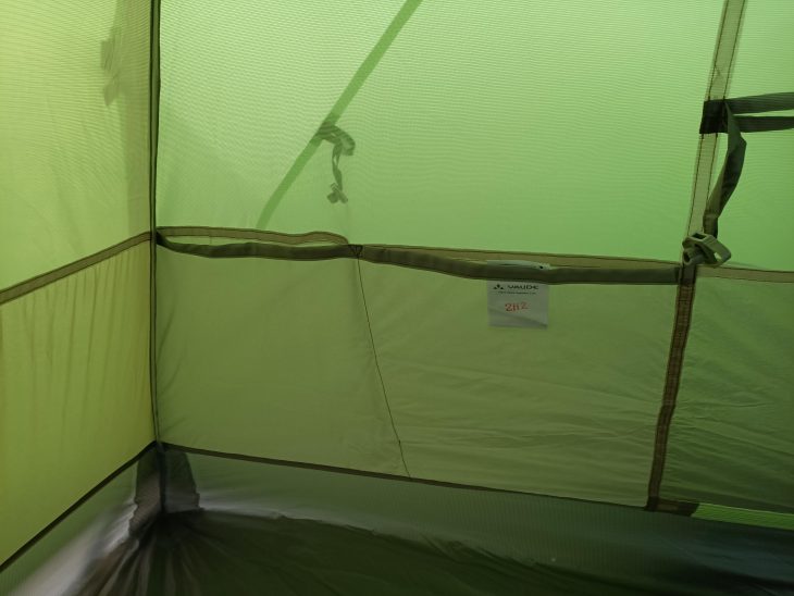 Poches interieures, Tente Vaude Space Seamless 2-3p