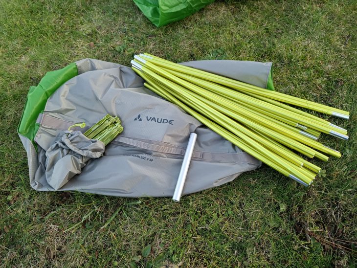 Kit de la tente Vaude Space Seamless 2-3p