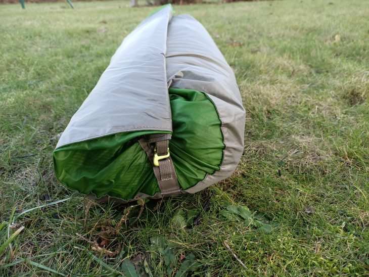 Test Tente Vaude Space Seamless 2-3p, Sac de rangement