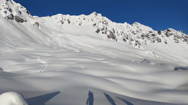 Ski de randonnée autour du refuge des prés
