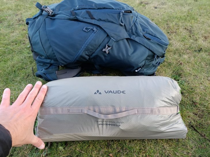 Volume de la Tente Vaude Space Seamless 2-3p